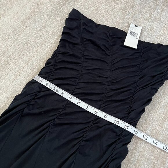 NWT DKNY Black Strapless Fairy Cotton Dress M - Picture 6 of 9